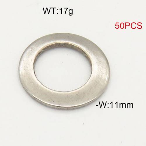 304 Stainless Steel Accessories,Ring,True Color,W:11mm,about 17g/package,50 pcs/package,6AC30173vbmb-474