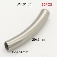 304  Stainless Steel Pipe Bead,Hollow Steel Pipe,T..
