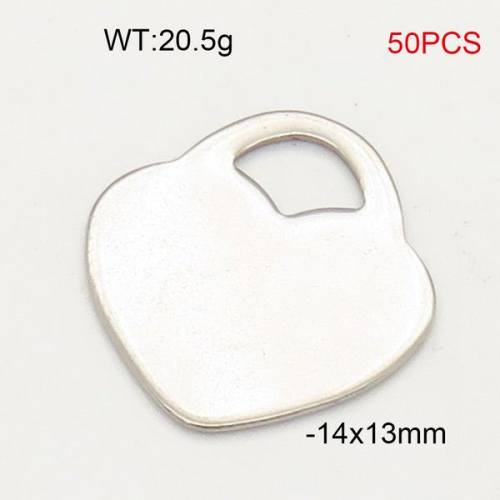 304 Stainless Steel Pendant,Heart Lock,True Color,14x13mm,about 20.5g/package,50 pcs/package,6AC30208bbov-474