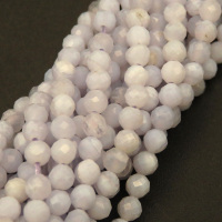 Natural Agate,Round,Faceted,Dyed,White,3mm,Hole:0.5mm,about 126pcs/strand,about 7g/strand,1 strand/package,15"(38cm),XBGB04511vbmb-L001