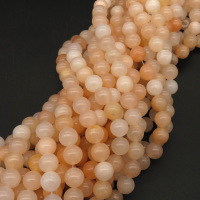 Natural Pink Aventurine,Grade A,Round,Pink,8mm,Hole:1mm,about 48pcs/strand,about 40g/strand,1 strand/package,15"(38cm),XBGB04607vbpb-L001