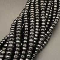 Natural Agate,Abacus Beads,Dyed,Black,6*4mm,Hole:1mm,about 95pcs/strand,about 23g/strand,1 strand/package,15"(38cm),XBGB04733ahjb-L001
