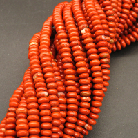 Natural Redstone,Abacus Beads,Red,4*2mm,Hole:0.8mm,about 190pcs/strand,about 12g/strand,1 strand/package,15"(38cm),XBGB04756ahjb-L001