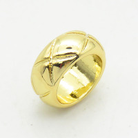 Brass Beads,Ring,Long-lasting plated,Gold,5x11mm,Hole:8mm,about 1.30g/pc,5 pcs/package,XFF00634aahm-G030