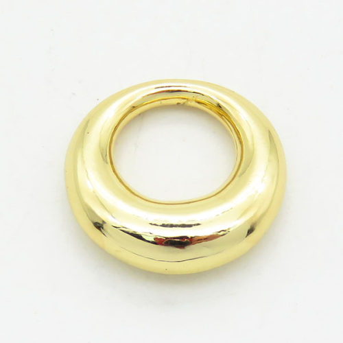 Brass Linking Rings,Ring,Long-lasting plated,Gold,12mm,Hole:6.5mm,about 1.50g/pc,5 pcs/package,XFL01796aahm-G030