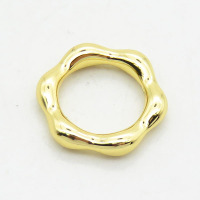 Brass Linking Rings,Ring,Long-lasting plated,Gold,2.5x12mm,Hole:8mm,about 0.90g/pc,5 pcs/package,XFL01798aahm-G030