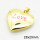 Brass Enamel Locket Pendants,Photo Frame Charms for Necklaces,Heart,Long-lasting plated,Gold,7x28x29mm,Hole:4x6mm,about 5.26g/pc,5 pcs/package,XFPC02473aaji-G030