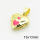 Brass Enamel Locket Pendants,Photo Frame Charms for Necklaces,Heart,Long-lasting plated,Gold,5x13x13mm,Hole:3x5mm,about 1.38g/pc,5 pcs/package,XFPC02528vaia-G030