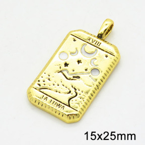 Brass Enamel Pendants,Rectangle,Long-lasting plated,Gold,3x15x25mm,Hole:2x4mm,about 5.06g/pc,5 pcs/package,XFPC02615bblk-G030