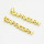 Brass Pendants,Strip,Capricorn,Long-lasting plated,Gold,4x29mm,Hole:4mm,about 0.95g/pc,5 pcs/package,XFPC02643aahi-G030