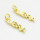 Brass Pendants,Strip,Libra,Long-lasting plated,Gold,4x15mm,Hole:4mm,about 0.54g/pc,5 pcs/package,XFPC02645aahi-G030