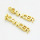 Brass Pendants,Strip,Cancer,Long-lasting plated,Gold,4x21mm,Hole:4mm,about 0.70g/pc,5 pcs/package,XFPC02647aahi-G030