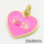 Brass Cubic Zirconia Enamel Pendants,Heart,Long-lasting plated,Gold,23x25mm,Hole:6mm,about 4.74g/pc,5 pcs/package,XFPC02720aakp-G030