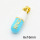 Brass Enamel Pendants,Pill,Long-lasting plated,Gold,6x16mm,Hole:3x5mm,about 2.80g/pc,5 pcs/package,XFPC02741aajl-G030