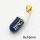 Brass Enamel Pendants,Pill,Long-lasting plated,Gold,6x16mm,Hole:3x5mm,about 2.80g/pc,5 pcs/package,XFPC02742aajl-G030