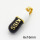 Brass Enamel Pendants,Pill,Long-lasting plated,Gold,6x16mm,Hole:3x5mm,about 2.80g/pc,5 pcs/package,XFPC02752aajl-G030