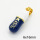 Brass Enamel Pendants,Pill,Long-lasting plated,Gold,6x16mm,Hole:3x5mm,about 2.80g/pc,5 pcs/package,XFPC02754aajl-G030