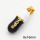 Brass Enamel Pendants,Pill,Long-lasting plated,Gold,6x16mm,Hole:3x5mm,about 2.80g/pc,5 pcs/package,XFPC02765aajl-G030