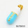 Brass Enamel Pendants,Pill,Long-lasting plated,Gold,6x16mm,Hole:3x5mm,about 2.80g/pc,5 pcs/package,XFPC02768aajl-G030