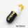 Brass Enamel Pendants,Pill,Long-lasting plated,Gold,6x16mm,Hole:3x5mm,about 2.80g/pc,5 pcs/package,XFPC02770aajl-G030