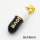 Brass Enamel Pendants,Pill,Long-lasting plated,Gold,6x16mm,Hole:3x5mm,about 2.80g/pc,5 pcs/package,XFPC02776aajl-G030