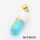 Brass Enamel Pendants,Pill,Long-lasting plated,Gold,6x16mm,Hole:3x5mm,about 2.80g/pc,5 pcs/package,XFPC02778aajl-G030