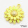 Brass Enamel Pendants,Daisy,Long-lasting plated,Gold,17mm,Hole:2mm,about 3.08g/pc,5 pcs/package,XFPC02786avja-G030