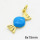 Brass Enamel Pendants,Candy,Long-lasting plated,Gold,8x15mm,Hole:4mm,about 1.16g/pc,5 pcs/package,XFPC02815aahn-G030