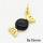 Brass Enamel Pendants,Candy,Long-lasting plated,Gold,8x15mm,Hole:4mm,about 1.16g/pc,5 pcs/package,XFPC02817aahn-G030