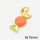 Brass Enamel Pendants,Candy,Long-lasting plated,Gold,8x15mm,Hole:4mm,about 1.16g/pc,5 pcs/package,XFPC02821aahn-G030