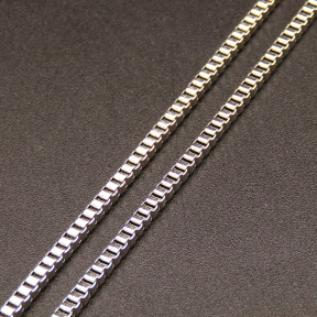 304 Stainless Steel Chains,Box Chain,True Color,2mm,about 326g/package,25 m/package,XMC00240alna-389