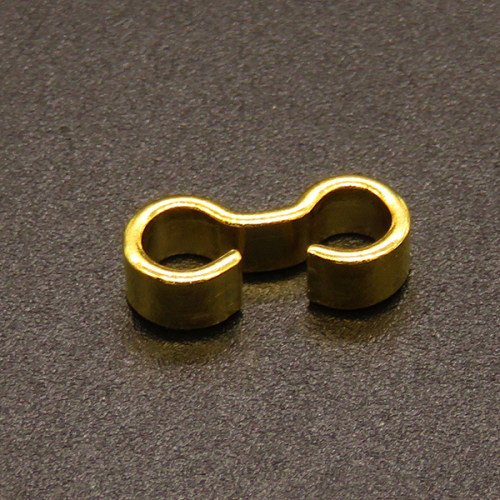 304 Stainless Steel Quick Link Connectors,Chain Findings,Number 3 Shaped Clasps,Vacuum plating Gold,12x5mm,Hole:3mm,about 0.5g/pc,100 pcs/package,XFCL00673vabjl-611