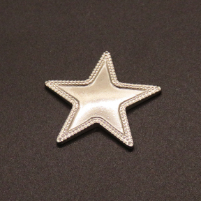 304 Stainless Steel Cabochon Settings,Star,True color,28mm,about 5.3g/pc,50 pcs/package,XFCS00036vabpb-611