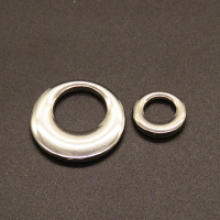 304 Stainless Steel Linking Rings,Ring,True color,26mm,Hole:14mm,about 7.1g/pc,50 pcs/package,XFFO00519aahl-611