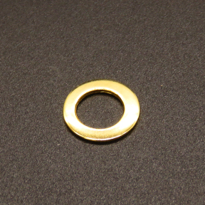 304 Stainless Steel Linking Rings,Ring,Vacuum plating Gold,11x1mm,Hole:7mm,about 0.35g/pc,100 pcs/package,XFFO00571vabjl-611