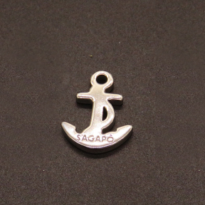 304 Stainless Steel Pendants,Anchor,True color,25x19mm,Hole:3mm,about 3.82g/pc,50 pcs/package,XFPC02049aahj-611