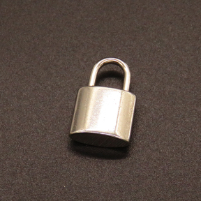 304 Stainless Steel Pendants,Padlock,True color,20x12mm,Hole:7x5mm,about 4.2g/pc,50 pcs/package,XFPC02053aahj-611