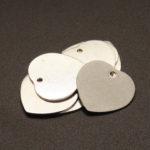304 Stainless Steel Pendants,Heart,True color,18mm,Hole:1.5mm,about 1.5g/pc,100 pcs/package,XFPC02175vabib-611