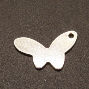 304 Stainless Steel Pendants,Butterfly,True color,20x14mm,Hole:1.5mm,about 0.8g/pc,100 pcs/package,XFPC02181vabhl-611