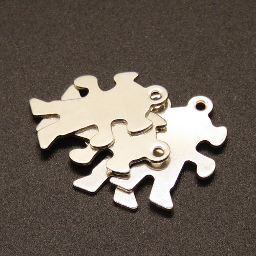 304 Stainless Steel Pendants,Girl,True color,20x14mm,Hole:1.2mm,about 0.7g/pc,100 pcs/package,XFPC02183vabib-611