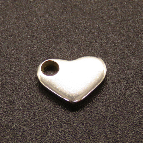 304 Stainless Steel Pendants,Heart,True color,9x7mm,Hole:1.5mm,about 0.5g/pc,100 pcs/package,XFPC02197vabhb-611