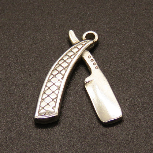304 Stainless Steel Pendants,Knife,True color,24x18mm,Hole:1.5mm,about 2.6g/pc,50 pcs/package,XFPC02229aaho-611