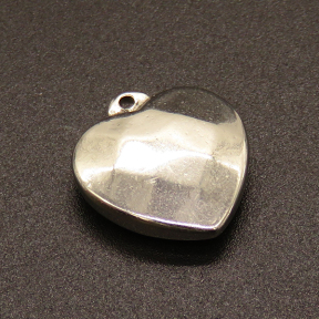 304 Stainless Steel Pendants,Heart,True color,17x15mm,Hole:1mm,about 4.4g/pc,50 pcs/package,XFPC02249aahi-611