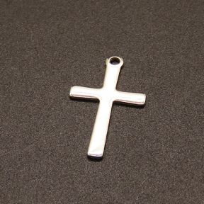 304 Stainless Steel Pendants,Cross,True color,21x12mm,Hole:1.5mm,about 0.7g/pc,100 pcs/package,XFPC02271vabhl-611
