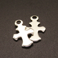 304 Stainless Steel Pendants,Cross,True color,21x13mm,Hole:2mm,about 1g/pc,100 pcs/package,XFPC02275vabhl-611