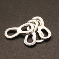 304 Stainless Steel Linking Rings,Infinity,True color,23x9mm,Hole:6x5mm,about 1.3g/pc,100 pcs/package,XFPC02325vabkb-611