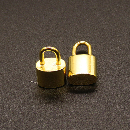 304 Stainless Steel Pendants,Padlock,Vacuum plating Gold,14x8mm,Hole:5.5x3mm,about 1.9g/pc,50 pcs/package,XFPC02381aahl-611