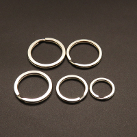 304 Stainless Steel Keychain Clasps Findings,Split Key Rings,True color,30x3mm,Hole:25.5mm,about 5.8g/pc,100 pcs/package,XFSR00005vabmb-611