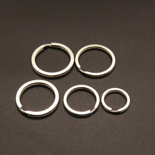 304 Stainless Steel Keychain Clasps Findings,Split Key Rings,True color,30x3mm,Hole:25.5mm,about 5.8g/pc,100 pcs/package,XFSR00005vabmb-611