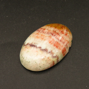Made in China Natural Rhodochrosite Cabochons,Suede Oval,Red,7x20x30mm,about 6.6g/pc,1 pc/package,XFCA00067ablb-L001
